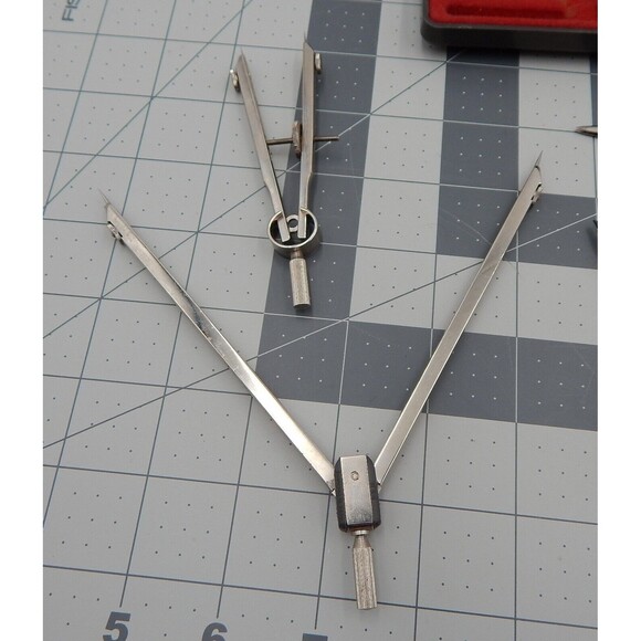 Lafayette 99-7003 Precision Drafting Tool Compass Drawing Set Made In Germany - Picture 4 of 11